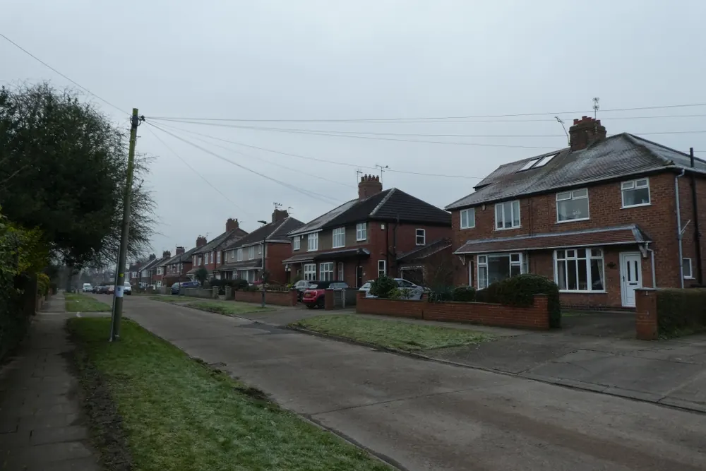 Oakland Avenue, a residential street in Heworth, York